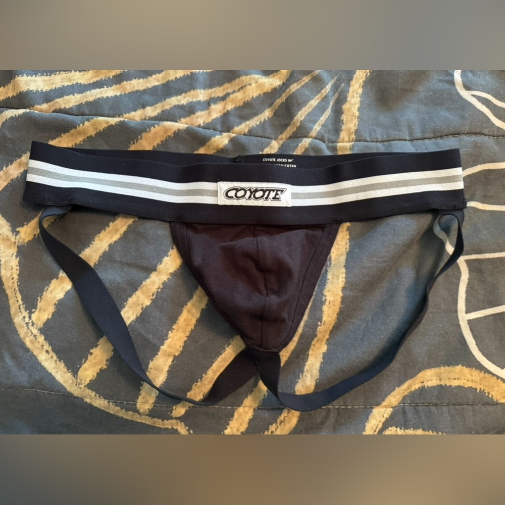 Coyote Varsity Jockstrap Black Brand New (w/out tag) S/Small